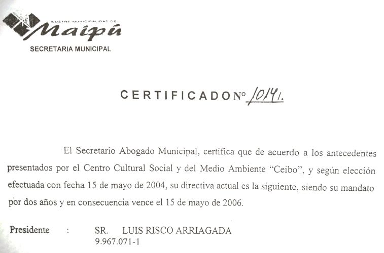CEIBO 2004