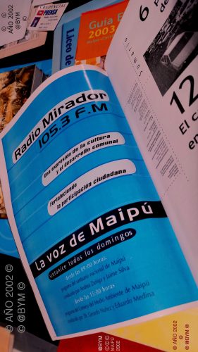 Maipú 2004 producción de contenidos