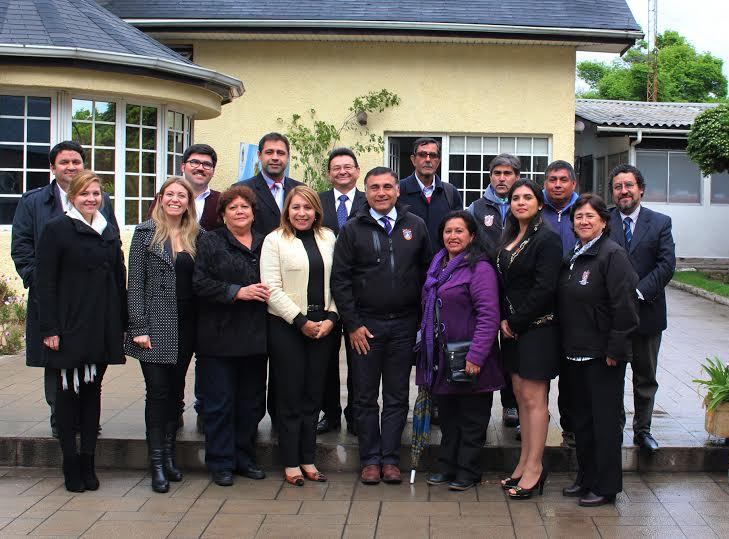 delegacion d eparaguay visita maipu