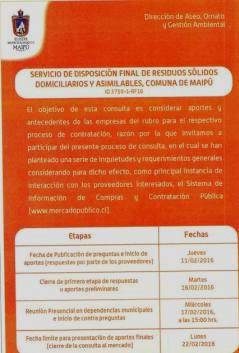 licitacion de la basura