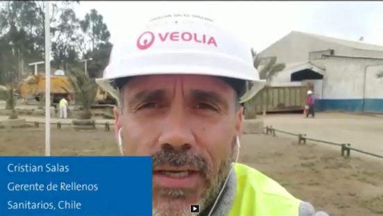 CRISTIÁN SALAS,GERENTE DE RELLENOS SANITARIOS DE VEOLIA CHILE