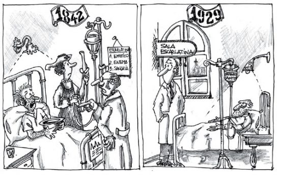 SANTIAGO, 1929:   EL ATAQUE DE  LA ESCARLATINA