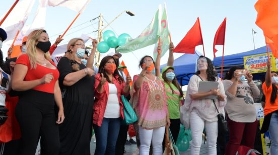 ALEJANDRA BUSTAMANTE  CIERRA ETAPA TERRITORIAL DE SU CAMPAÑA EN LA PLAZA DE MAIPÚ