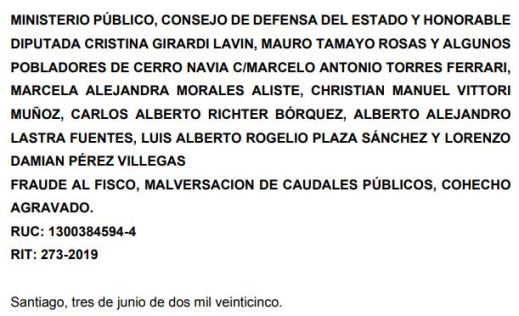 fallo judicial junio 2025