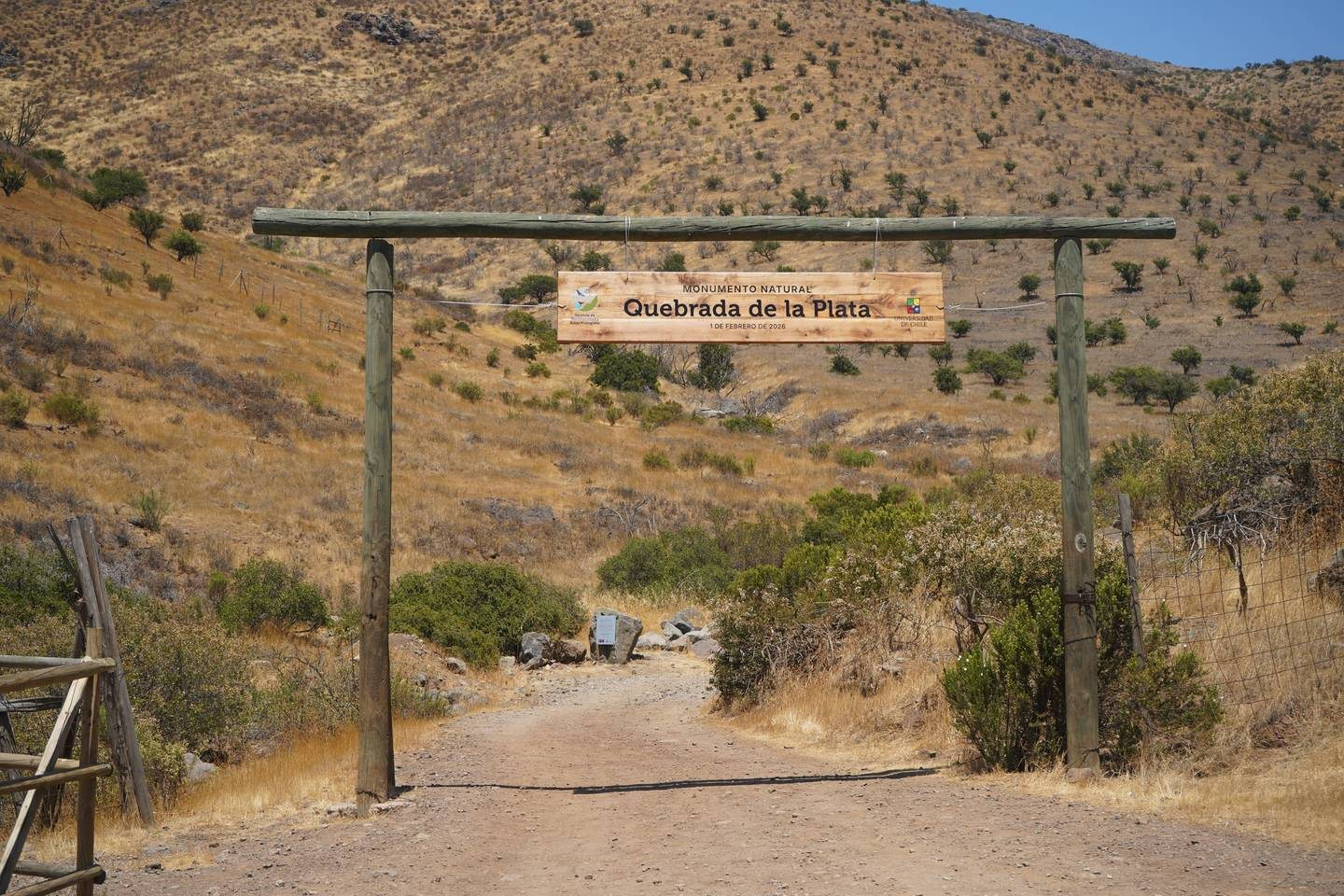 Quebrada de La Plata Monumento Natural área protegida de Chile central  